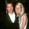 Brad Pitt et Gwyneth Paltrow lors de l'avant-première du film Légendes d'automne le 24 avril 1995 à Londres