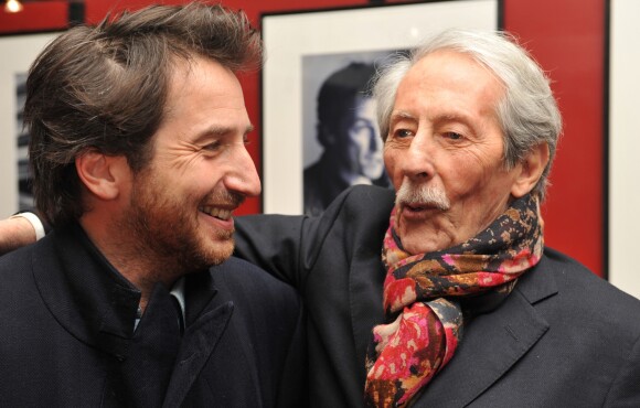 Edouard Baer et Jean Rochefort - Avant-première du film 'L'Artiste et son modèle' à Paris le 26 février 2013.