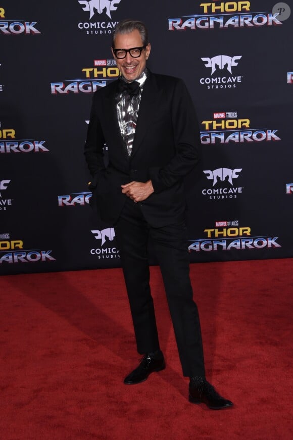 Jeff Goldblum à la première de 'Thor: Ragnarok' à Hollywood, le 10 octobre 2017 © Chris Delmas/Bestimage