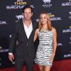Kip Pardue et sa compagne Annie Wershing à la première de 'Thor: Ragnarok' à Hollywood, le 10 octobre 2017 © Chris Delmas/Bestimage
