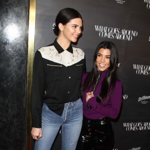 Kendall Jenner, Kourtney Kardashian - Soirée d'anniversaire du magasin de vêtements "What Goes Around Comes Around" à Beverly Hills, le 11 octobre 2017. © CPA/Bestimage