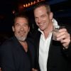 Exclusif - Florent Pagny et Garou - Soirée d'anniversaire de Benjamin Patou (39 ans) au restaurant Manko-Paris à Paris, France le 22 juin 2016. © Rachid Bellak/Bestimage