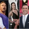 Chris Martin, Dakota Johnson et Jon Hamm.