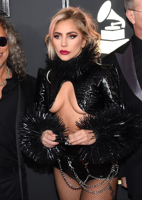 Lady Gaga à la cérémonie des 59es Grammy Awards au Staples Center à Los Angeles le 12 Février 2017. © Lisa O'Connor via ZUMA Wire / Bestimage