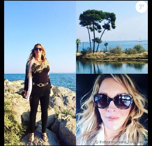 Loana amincie à la plage, 15 octobre 017, Instagram