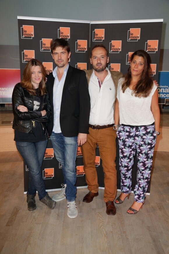 Laura Leishman, Joel Ronez et Giulia Foïs - Conférence de presse de Radio France le 28 août 2013