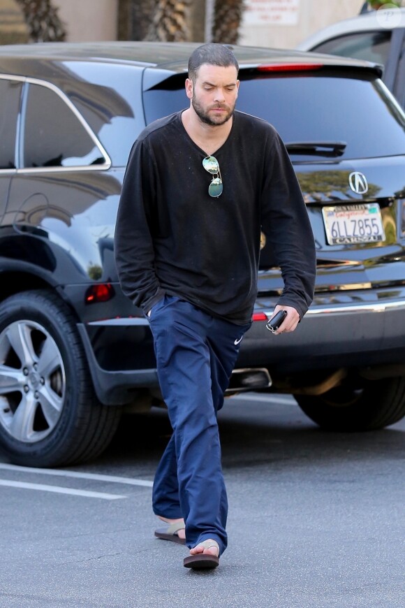 Exclusif - Mark Salling à Los Angeles le 6 octobre 2017.