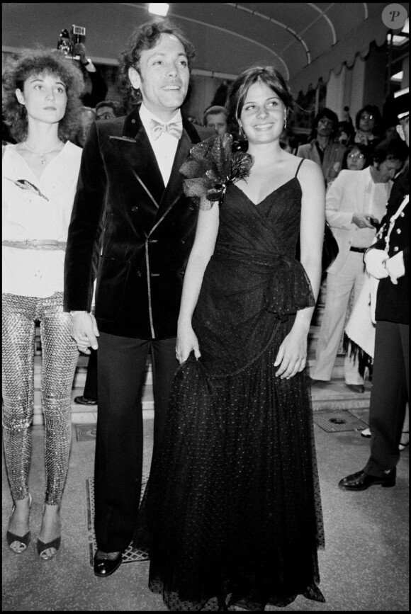 Patrick Dewaere et Martie Trintignant lors du Festival de Cannes 1979 et la projection du film Série noire