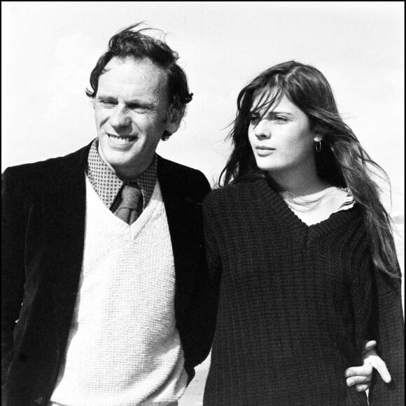 Jean-Louis Trintignant et sa fille Marie en Israël en 1980