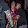 Pink et son mari Carey Hart à l'After Party Saturday Night Live au Dos Caminos à New York, le 14 octobre 2017