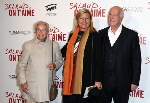 Monique Bouygues, Corinne Bouygues, Sergio Gobbi - Avant-première de 'Salaud on t'aime' à l'UGC Normandie sur les Champs-Elysées à Paris le 31 mars 2014.