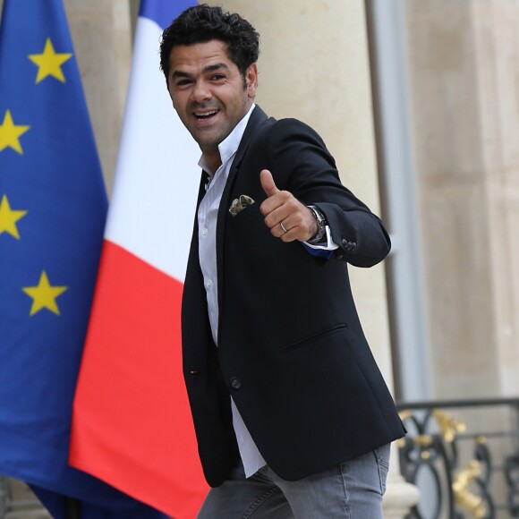 Jamel Debbouze - Remise du prix de l'Education Artistique et Culturelle a l'Elysée, le 12 Juin 2013.