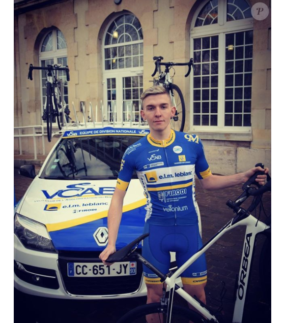 Mathieu Riebel au château de la Doucette en Seinte-Saint-Denis, photo Instagram janvier 2017. L'étudiant et coureur cycliste licencié au VCA du Bourget a trouvé la mort à 20 ans lors du Tour de Nouvelle-Calédonie, le 20 octobre 2017.