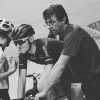 Mathieu Riebel, photo Instagram décembre 2016, avec son père. L'étudiant et coureur cycliste licencié au VCA du Bourget a trouvé la mort à 20 ans lors du Tour de Nouvelle-Calédonie, le 20 octobre 2017.