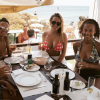 Kate Wright lors de ses vacances au Portugal avec des membres de la famille de son compagnon Rio Ferdinand, en août 2017, photo Instagram.