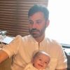 Jimmy Kimmel pose avec son fils Billy, le 19 septembre 2017