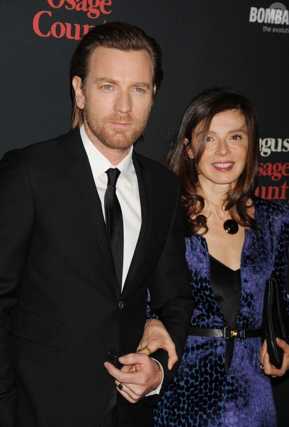 Ewan McGregor et sa femme Eve Mavrakis - Première du film "August : Osage County" à Los Angeles. Le 16 décembre 2013