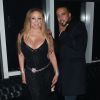 Mariah Carey et French Montana - Soirée V Magazine en l'honneur de Karl Lagerfeld au Top of the Standard. New York, le 23 octobre 2017.