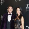 Sergio Ramos et sa compagne Pilar Rubio enceinte - The Best FIFA Football Awards 2017 au London Palladium à Londres, le 23 octobre 2017. © Pierre Perusseau/Bestimage