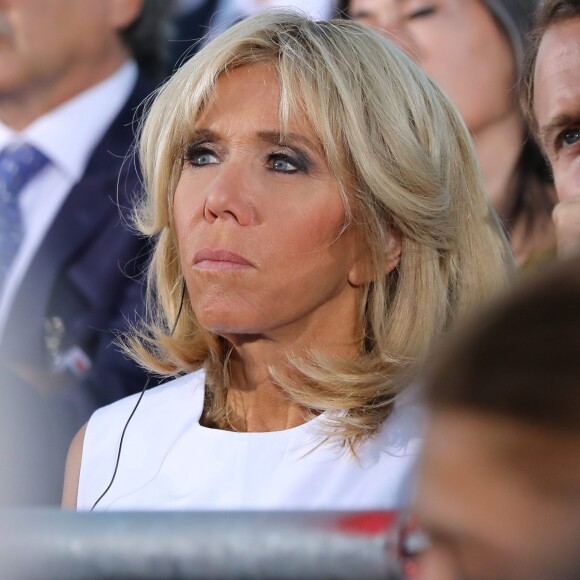 Lla Première Dame Brigitte Macron (Trogneux) sur la colline Pnyx à Athènes, Grèce, le 8 septembre 2017. © Dominique Jacovides/Bestimage