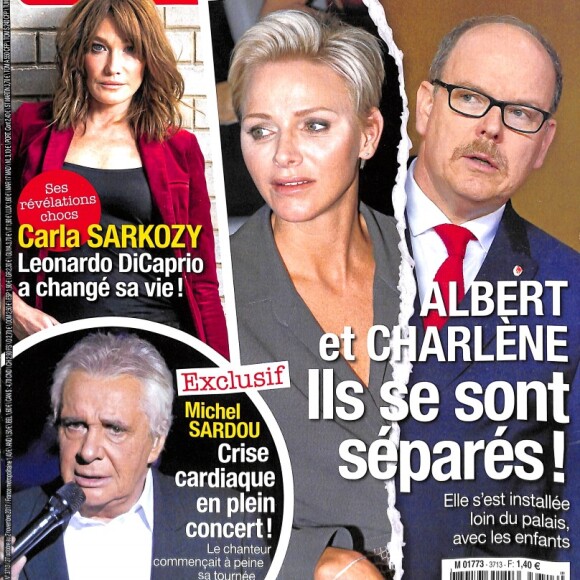 Magazine France Dimanche en kiosques le 27 octobre 2017.