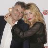 Jean-Marie Bigard et et sa femme Lola Marois (Lola Bigard) lors de l'avant-première du film "Chacun sa vie" au cinéma UGC Normandie à Paris, France, le 13 mars 2017. © Christophe Aubert via Bestimage