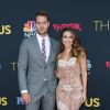 Justin Hartley, Chrishell Stause à l'avant première de la saison 2 de la série "This Is Us" à NeueHouse à Hollywood, le 26 septembre 2017