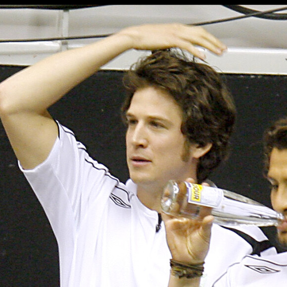 Guillaume Canet et Bixente Lizarazu à Lyon en 2007.