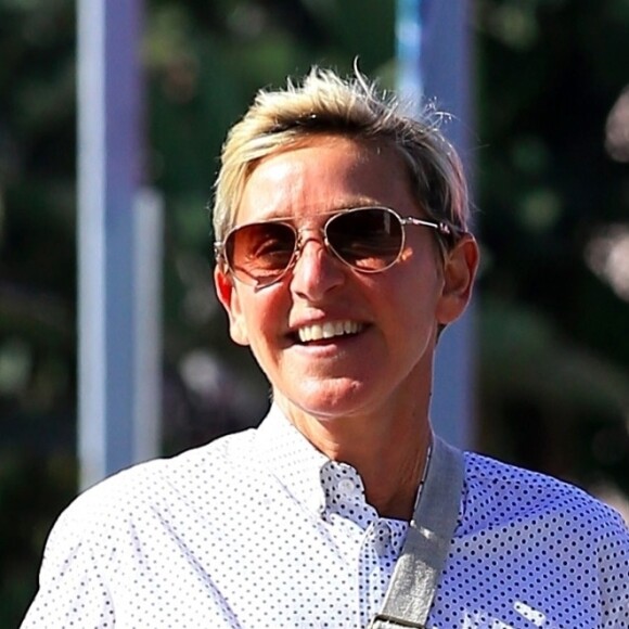 Ellen DeGeneres fait du shopping à West Hollywood le 20 juillet 2017