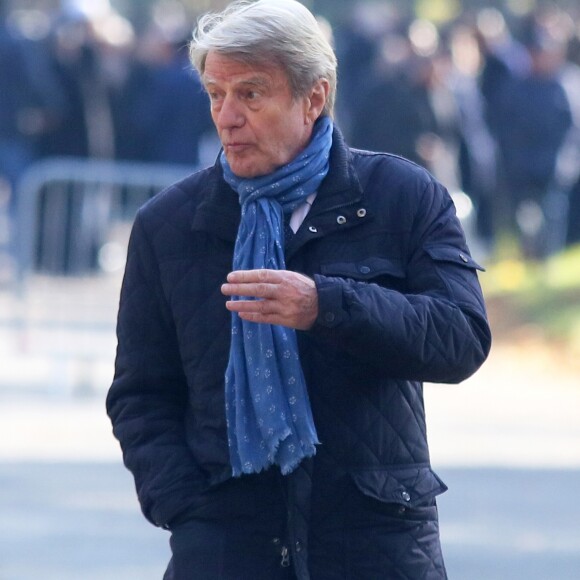 Exclusif - Bernard Kouchner - Obsèques de Clara Halter au cimetière de Bagneux, le 31 octobre 2017.