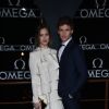 Eddie Redmayne et sa femme Hannah Bagshawe - Les célébrités arrivent au photocall de la soirée Omega à Venise le 28 octobre 2017
