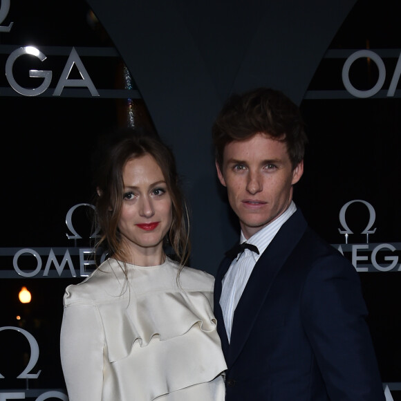 Eddie Redmayne et sa femme Hannah Bagshawe - Les célébrités arrivent au photocall de la soirée Omega à Venise le 28 octobre 2017