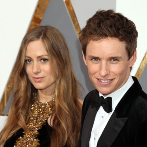Hannah Bagshawe, Eddie Redmayne - Arrivées à la 88e cérémonie des Oscars à Los Angeles le 28 février 2016.