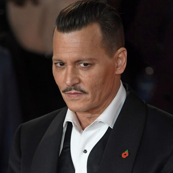 Johnny Depp à la première de "Murder On The Orient Express" au Royal Albert Hall à Londres, le 2 novembre 2017.