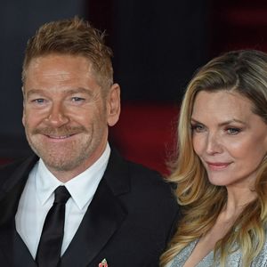 Michelle Pfeiffer, Kenneth Branagh à la première de "Murder On The Orient Express" au Royal Albert Hall à Londres, le 2 novembre 2017.