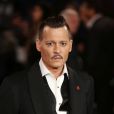 Johnny Depp à la première de "Murder On The Orient Express" au Royal Albert Hall à Londres, le 2 novembre 2017.