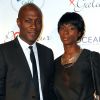 Harry Roselmack et sa femme Chrislaine - Personnalités au gala "Par Coeur" pour les 10 ans de l'association "Cekedubonheur" au pavillon d'Armenonville à Paris. Le 24 septembre 2015.