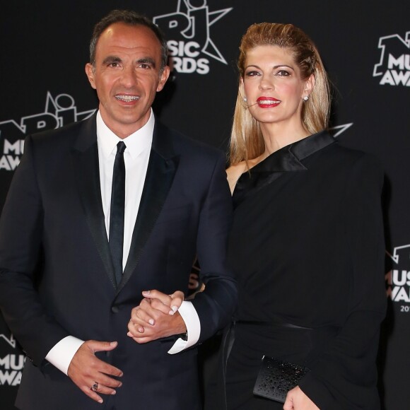 Nikos Aliagas avec sa compagne Tina Grigoriou - 19ème édition des NRJ Music Awards à Cannes le 4 novembre 2017. © Dominique Jacovides/Bestimage