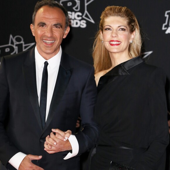 Nikos Aliagas avec sa compagne Tina Grigoriou - 19ème édition des NRJ Music Awards à Cannes le 4 novembre 2017. © Dominique Jacovides/Bestimage