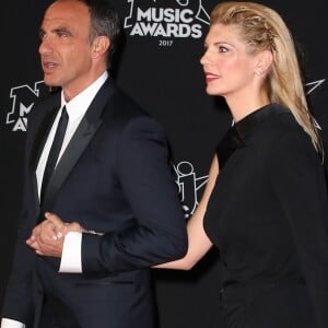 Nikos Aliagas avec sa compagne Tina Grigoriou - 19ème édition des NRJ Music Awards à Cannes le 4 novembre 2017. © Dominique Jacovides/Bestimage