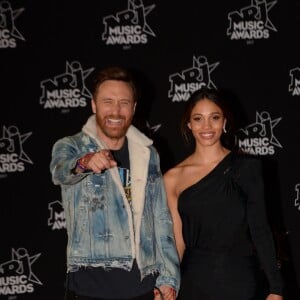 David Guetta et sa compagne Jessica Ledon - 19ème édition des NRJ Music Awards à Cannes le 4 novembre 2017. © Rachid Bellak/Bestimage