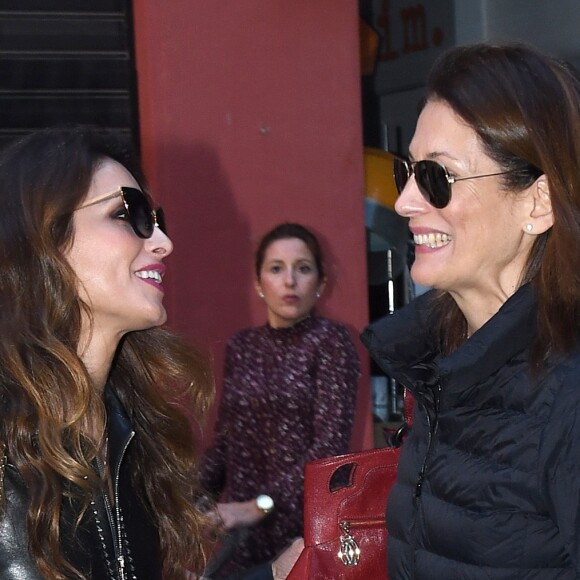 Paloma Cuevas et Remedios Cervantes - La famille et les amis d'A. Banderas arrivent aux funérailles d'Ana Banderas Galledo à Malaga, le 5 novembre 2017.
