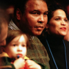 Photo de Biaggio Ali Walsh, Muhammad Ali et Rasheda Ali.