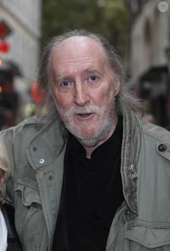 Exclusif  François Corbier lors de la projection du film documentaire de F. Letot "Corbier, des traces dans la mémoire des masses" au lendemain du 73e anniversaire du chanteur Alain Roux, dit Corbier à Paris le 18 Octobre 2017. © Denis Guignebourg/Bestimage