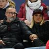Alain et Isabelle Griezmann, les parents d'Antoine Griezmann, au Stade de France le 10 novembre 2017 pour le match amical France - Pays de Galles (2-0). Leur fils a marqué le premier but français, à la 18e minute.