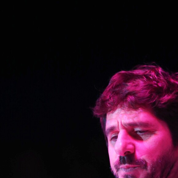 Exclusif - Patrick Fiori lors du concert privé MFM Radio Live présenté par Bernard Montiel sous le chapiteau du Cirque Medrano à Lyon le 9 novembre 2017.