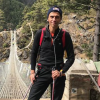 Valery Rozov au Népal fin octobre 2017, photo Instagram. Le Russe, adepte du base jump, a trouvé la mort le 11 novembre 2017 à 52 ans dans l'Himalaya.