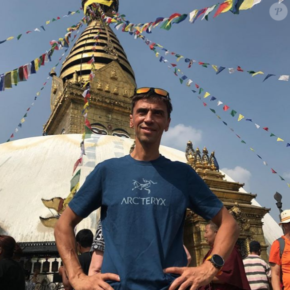 Valery Rozov à Katmandou au Népal fin octobre 2017, photo Instagram. Le Russe, adepte du base jump, a trouvé la mort le 11 novembre 2017 à 52 ans dans l'Himalaya.
