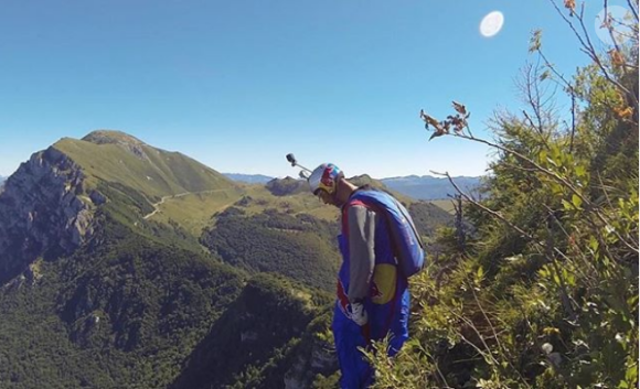 Valery Rozov, photo Instagram 2017. Le Russe, adepte du base jump, a trouvé la mort le 11 novembre 2017 à 52 ans dans l'Himalaya.