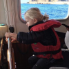 Le prince Jacques de Monaco à la barre d'un bateau de la Police maritime de Monaco le 10 novembre 2017, photographié par sa mère la princesse Charlene. Photo Instagram.